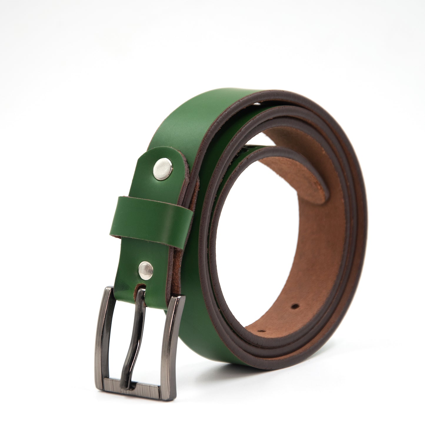 Bhokals Women Green Leather Belt