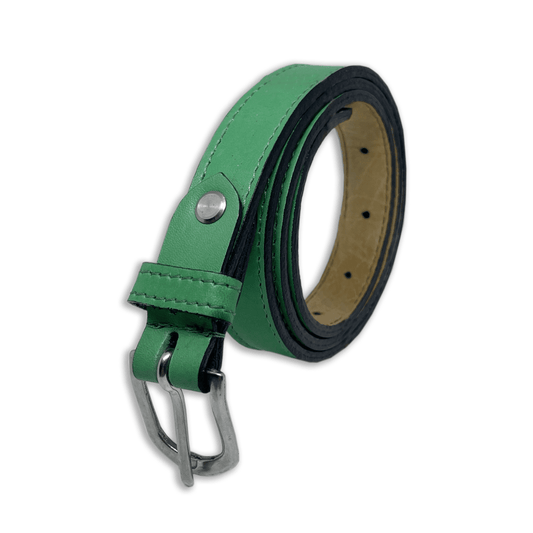 Bhokals Women Light Green Leather Belt