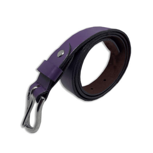 Bhokals Women Purple Leather Belt